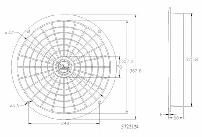 塑膠護網 12" #5722124