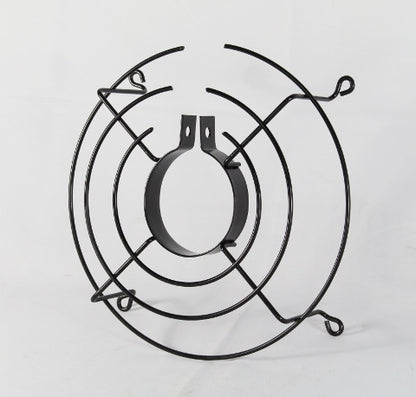 鐵製黑色圓形馬達網架9" #6301091