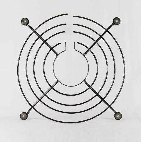 鐵製黑色圓形馬達網架16" #6302162